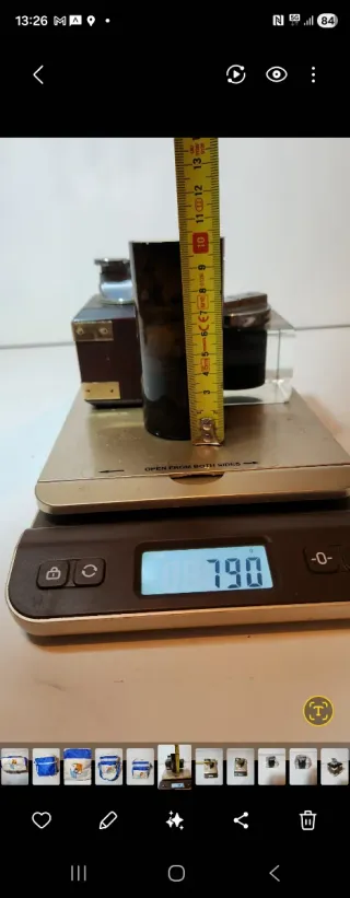 Lote 3 accendini vintage da tavolo