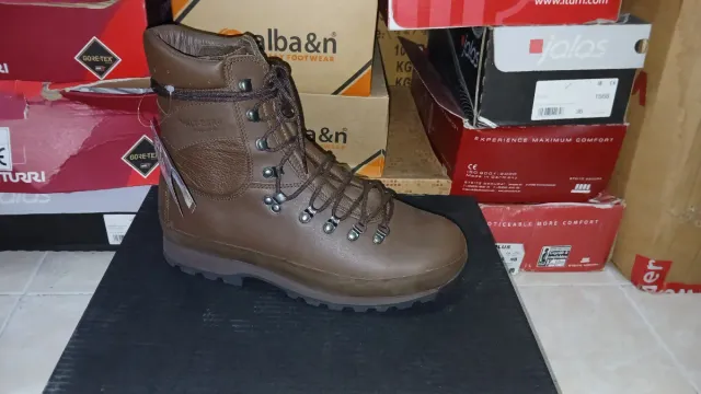 Botas militares Alba&n marrones talla 42