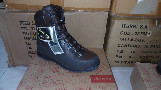 Botas militares Alba&n marrones talla 42