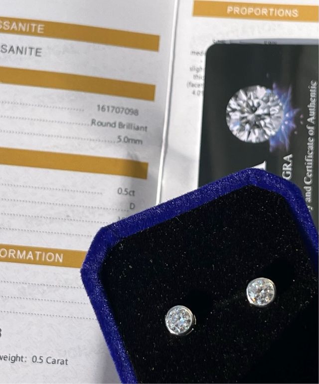 Orecchini in ORO bianco 18 kt