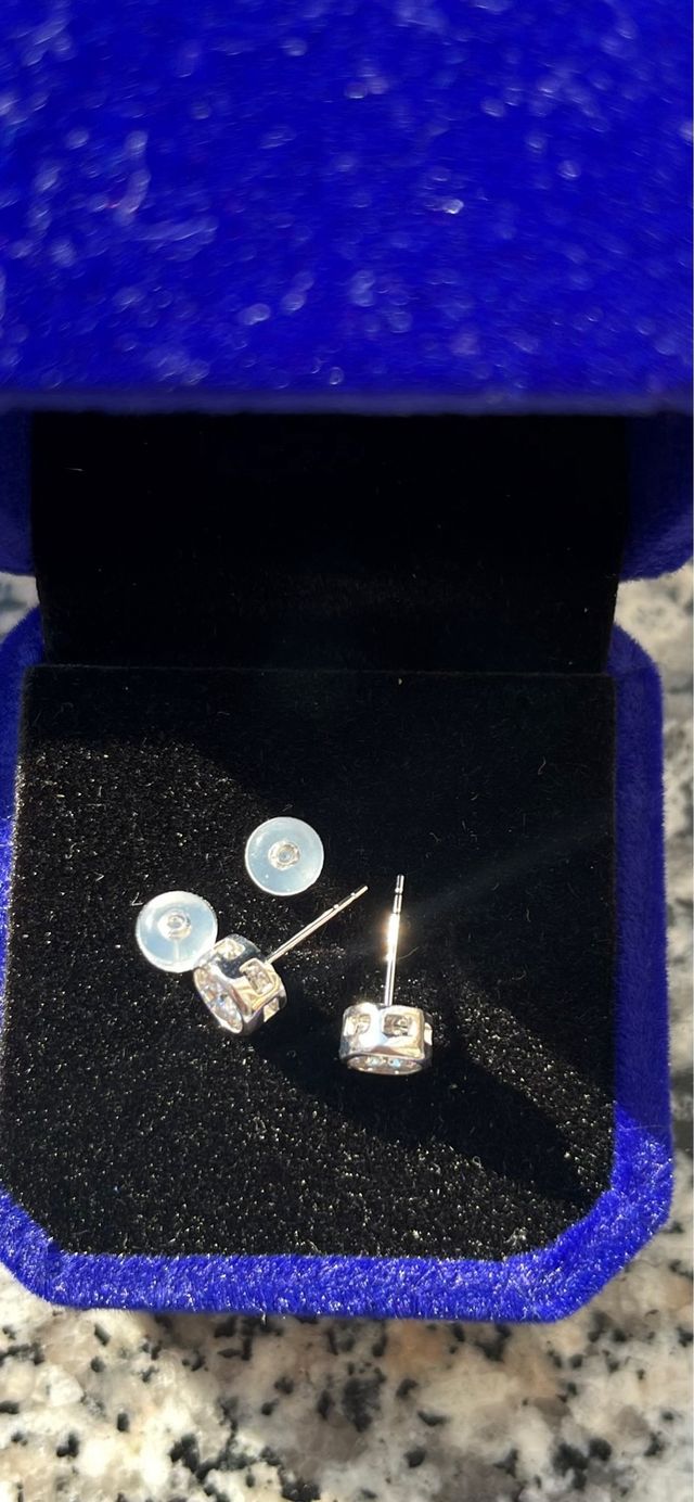 Orecchini in ORO bianco 18 kt