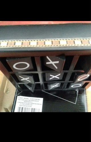 Juego Tres en Raya de Madera