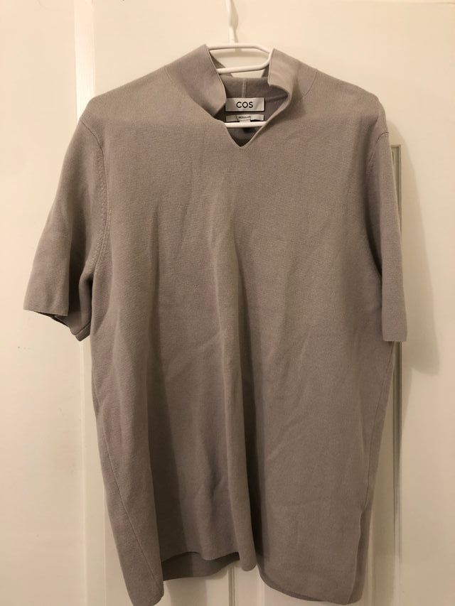 COS T-shirt Manga Curta Bege