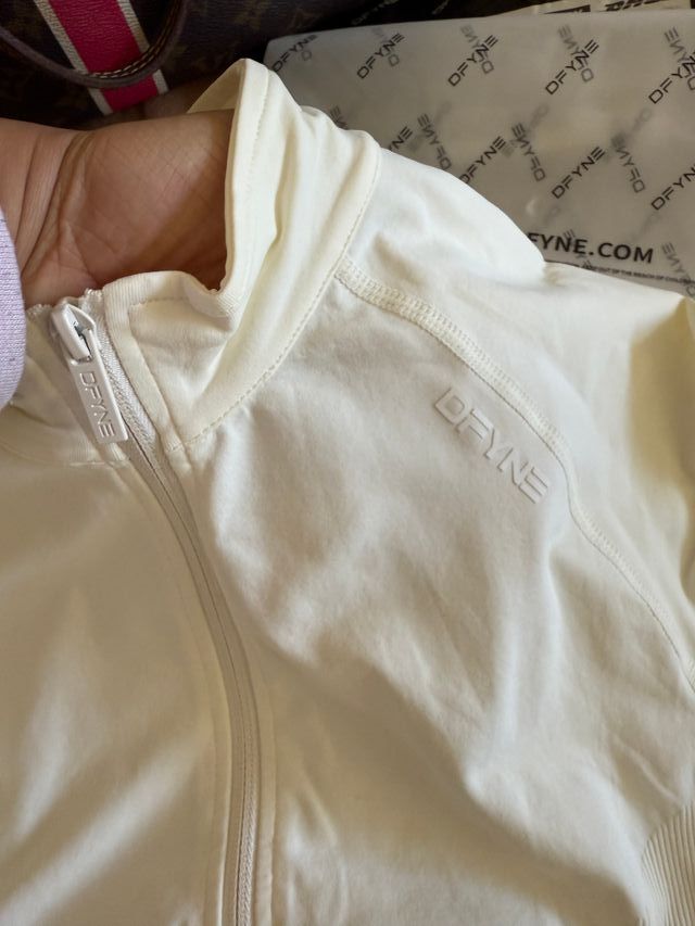 Giubbotto DFYNE Beige con Cerniera