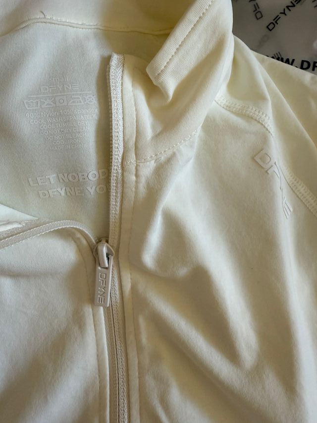 Giubbotto DFYNE Beige con Cerniera