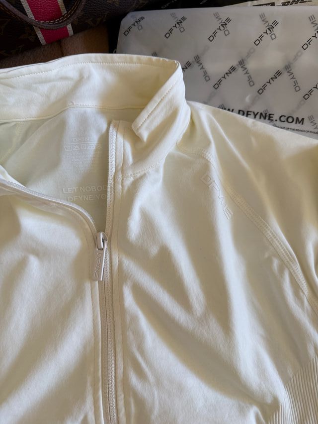 Giubbotto DFYNE Beige con Cerniera