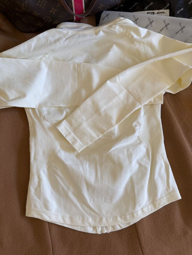 Giubbotto DFYNE Beige con Cerniera