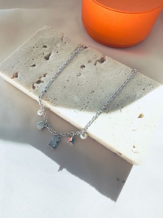 Pulsera Tous Nocturne Corazón Oso Estrella Perla