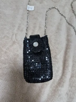 Bolsita para tarjetas negra