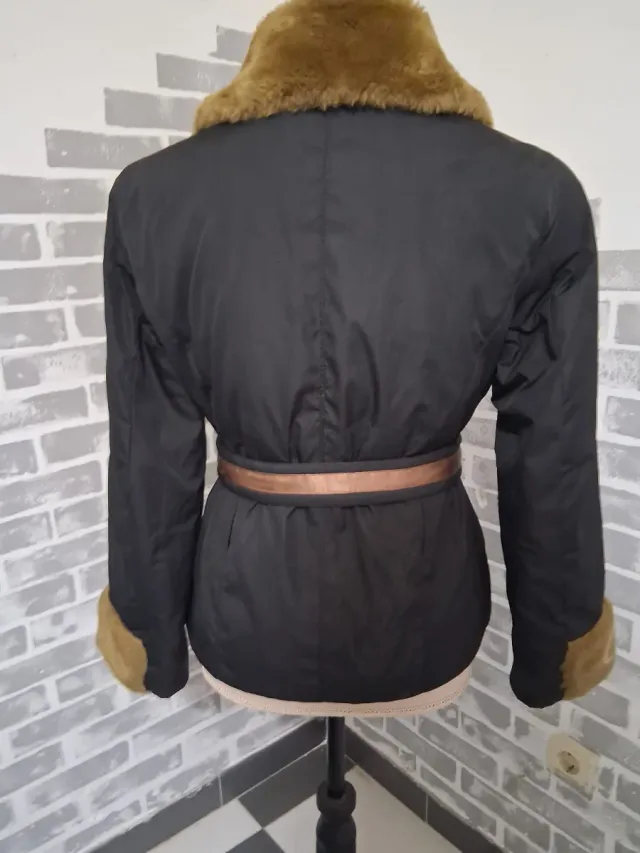 Chaqueta Christian Dior Negra y Marrón
