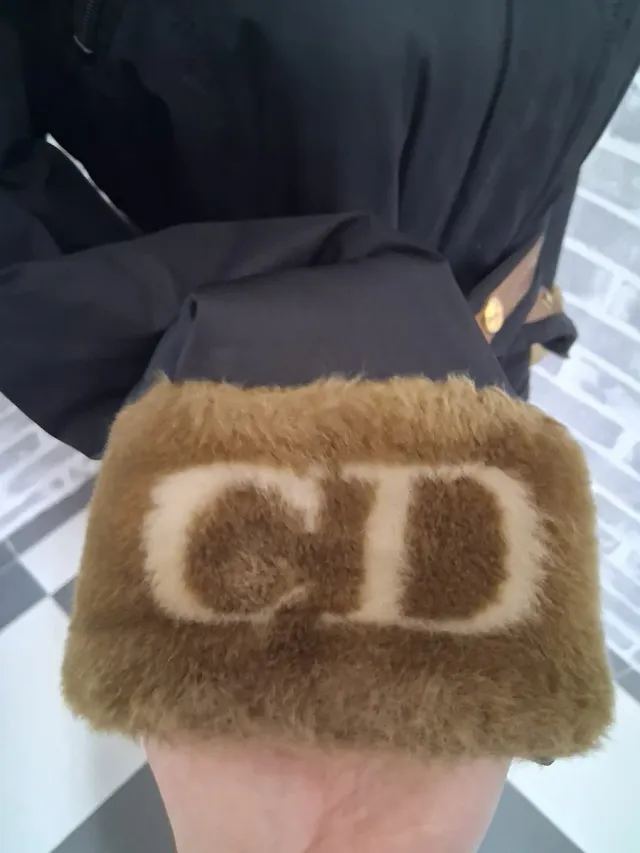 Chaqueta Christian Dior Negra y Marrón