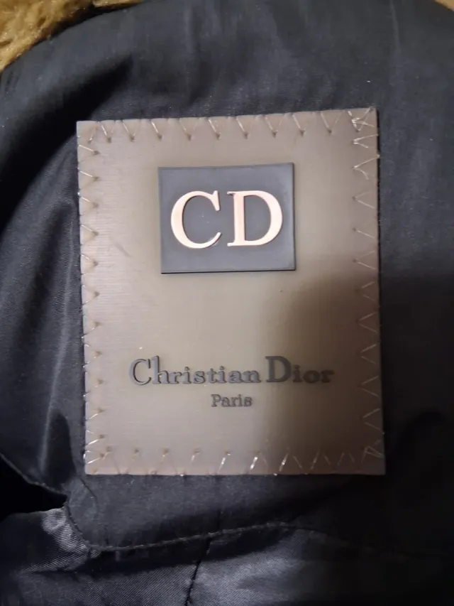 Chaqueta Christian Dior Negra y Marrón