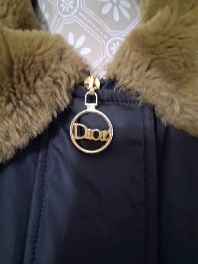 Chaqueta Christian Dior Negra y Marrón