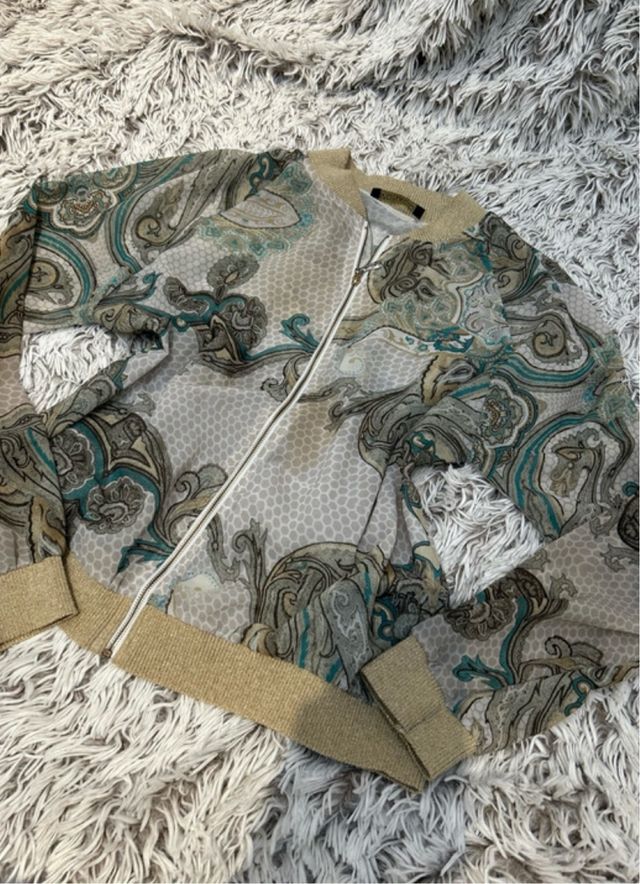 Camisa bomber estampado Paisley verano