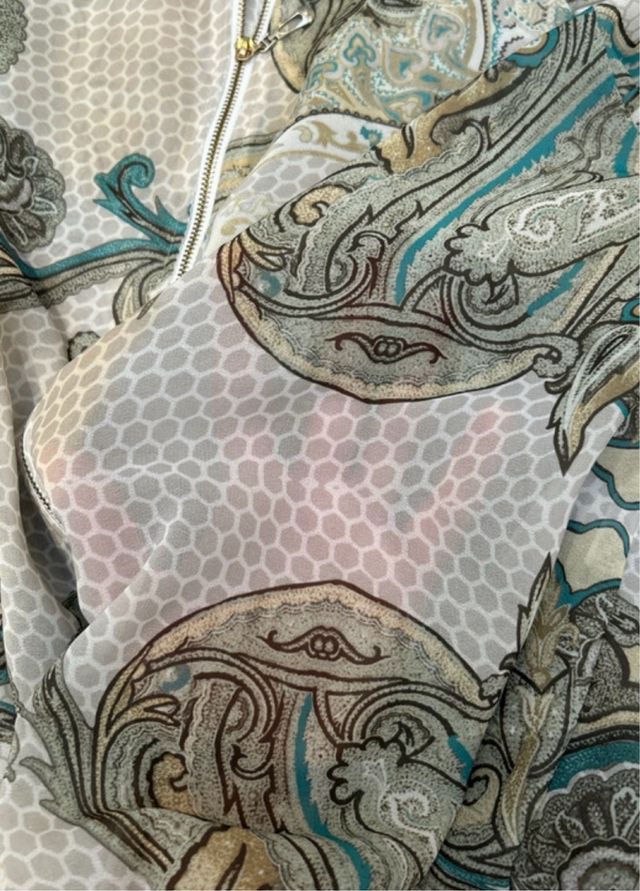 Camisa bomber estampado Paisley verano