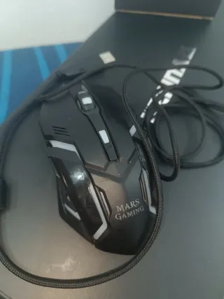Ratón Gaming Mars Gaming Negro