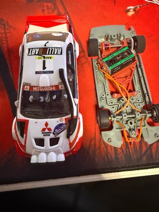 Coche de Rally Mitsubishi Evo