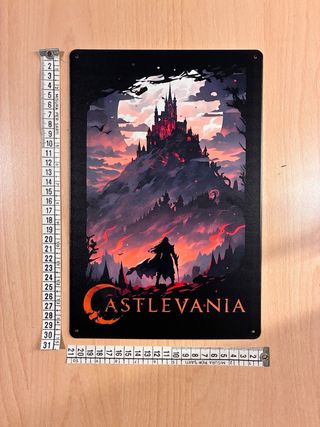 Poster Castlevania Konami Alluminio V01