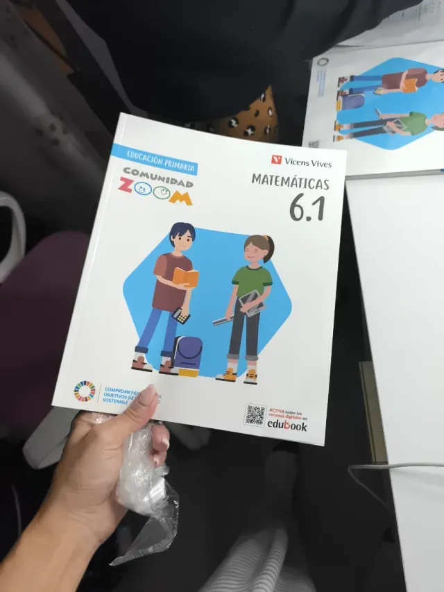 Libro Matemáticas Vicens Vives 6.1