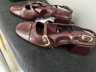 Zapatos de tacón mujer burdeos