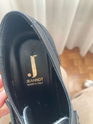 Zapatos italianos tacón plataforma hebillas