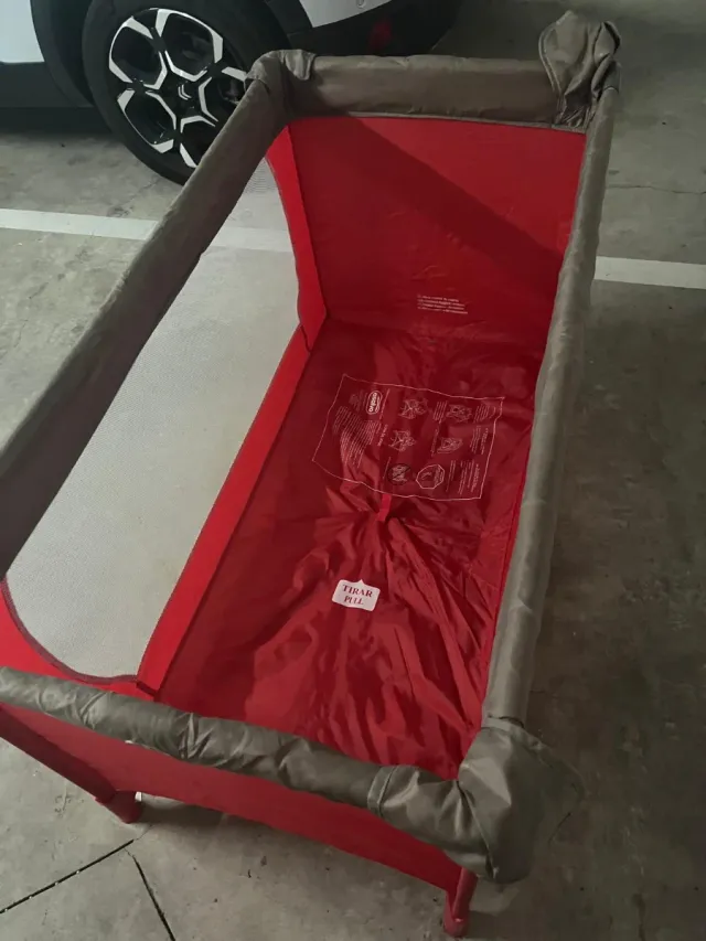 Parque cuna Asalvo Baby rojo