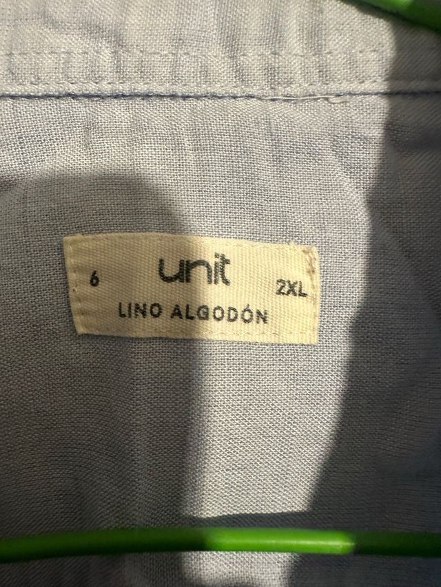 Camisa Manga Corta Talla 2XL Azul