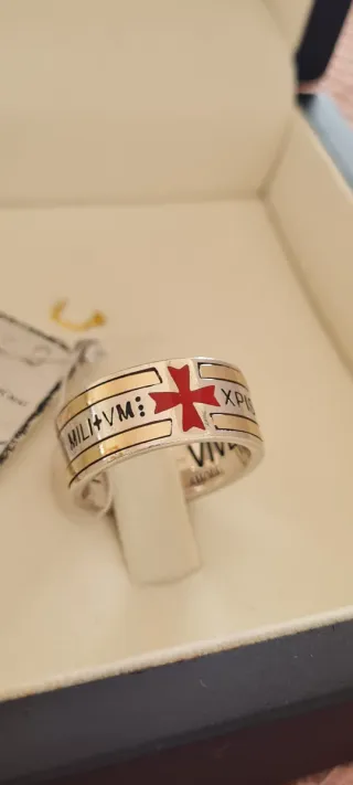 Anillo plata oro Nuevo Oferta