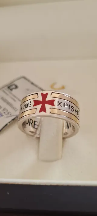 Anillo plata oro Nuevo Oferta