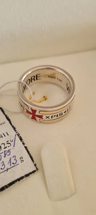 Anillo plata oro Nuevo Oferta