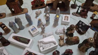 Conjunto de Belén figuras y accesorios