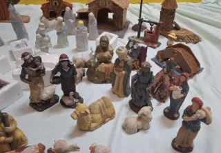 Conjunto de Belén figuras y accesorios