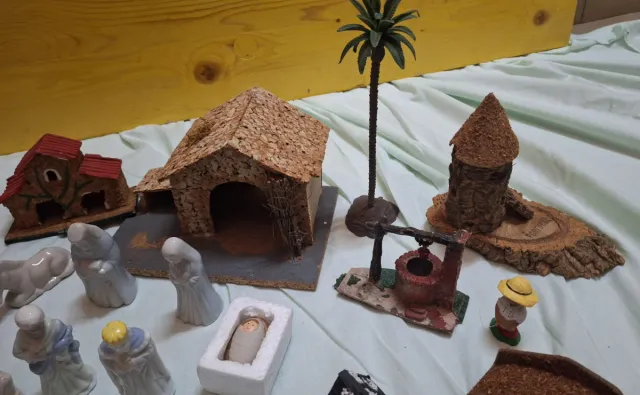 Conjunto de Belén figuras y accesorios