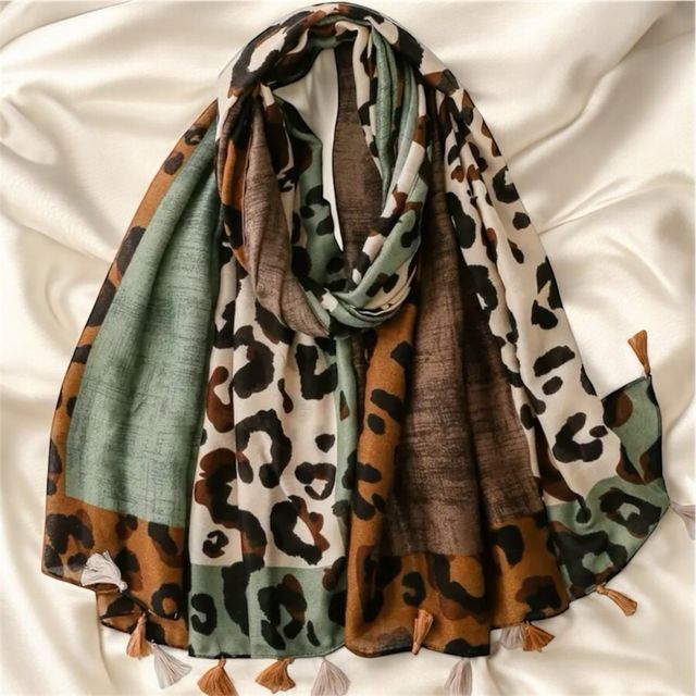 Pañuelo Savannah Mood estampado leopardo