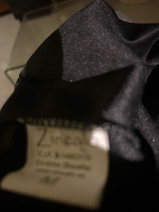 Falda flamenca negra volantes talla M