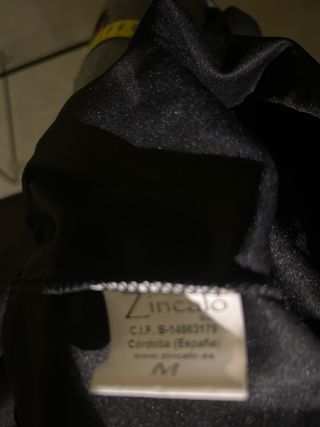 Falda flamenca negra volantes talla M