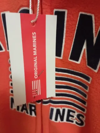 Felpa Original Marines arancione ragazzo/a