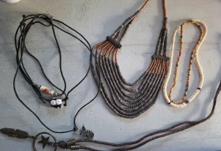 Lote 7 collares bisutería