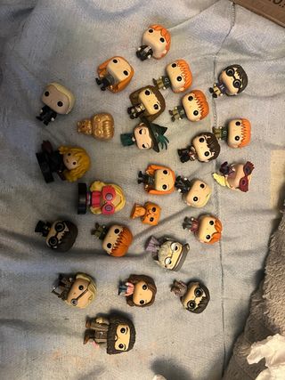 Mini Funko Pops e 2 Carimbos Harry Potter