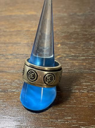 Anillo de plata ley hombre realizado a mano