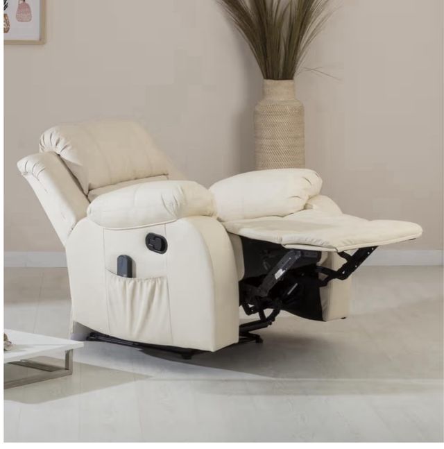 Sillón Relax Masaje Don Descanso Crema