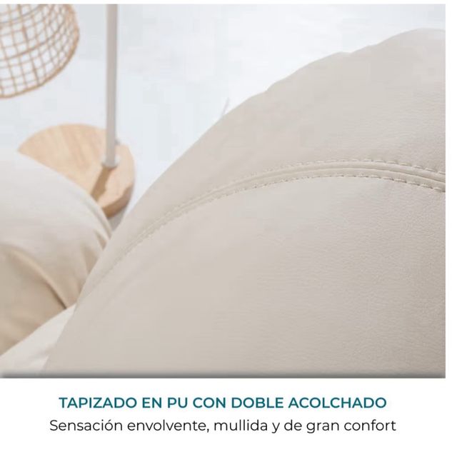 Sillón Relax Masaje Don Descanso Crema