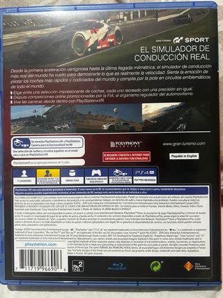 Gran Turismo Sport PS4 - PlayStation Hits