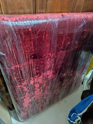 Cabecero Cama 90cm Terciopelo Guinda