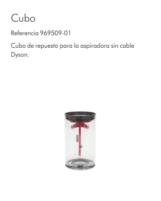 Cubo/depósito aspiradora Dyson