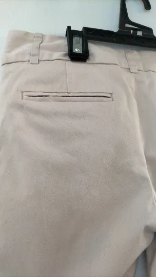 Pantalón de vestir elegante mujer beige