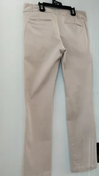 Pantalón de vestir elegante mujer beige