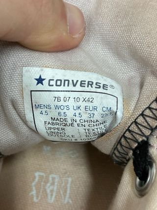 Converse All Star floreali nere rosa 37