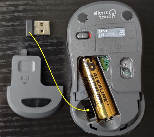 Teclado y Ratón Inalámbricos Logi Negros