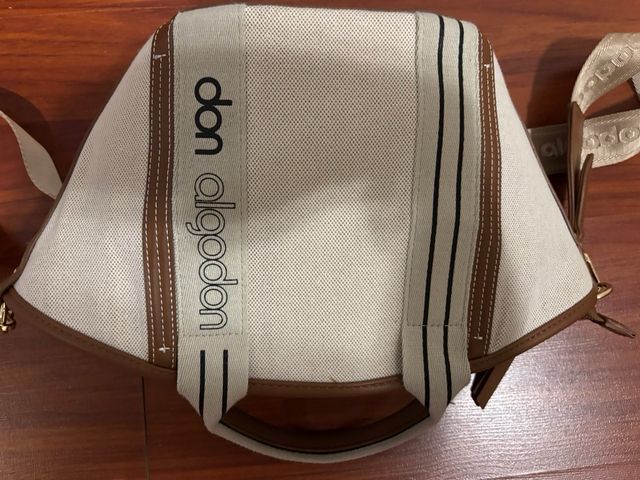 Borsa Don Algodón Beige e Marrone
